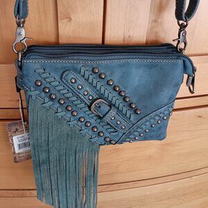 COPY - Montana West Crossbody Fringe Studded